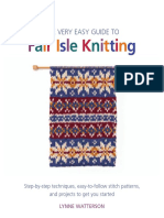Very Easy Guide To Fair Isle Knitting Sample Pages