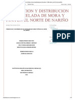 Produccion y Distribucion de Mermelada de Mora y Piña en El Norte de Nariño