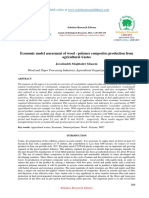 Economic Model Assessment of Wood Polymer Composites Production Fromagricultural Wastes