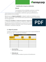 Identificacion Aspectos Ambientales PDF
