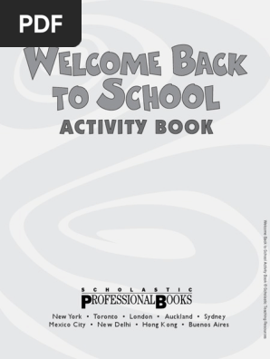 Back to School Activities