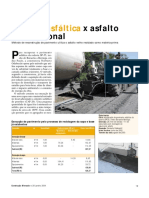 CUSTO COMPARADO Espuma Asfáltica X Asfalto Convencional PDF