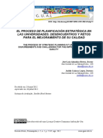 El Proceso de Planificación Estratégica en Las Universidades[1]