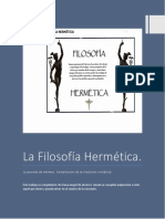 La Filosofía Hermética