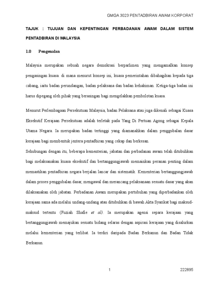 Perbadanan Awam Atau Badan Berkanun  PDF