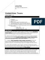 Content Area: Theatre: ASSURE Model Instructional Plan