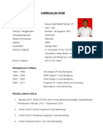 Curriculum Vitae Bang Surya