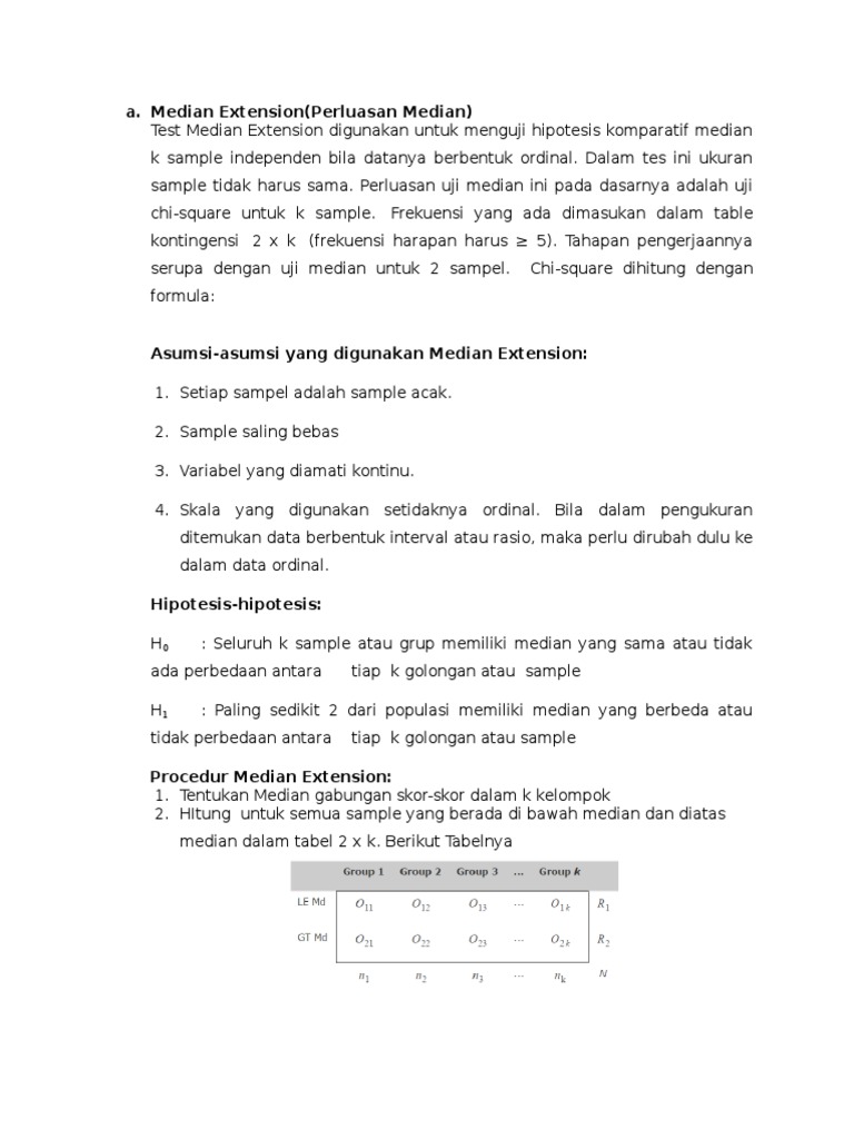 30 Contoh Soal Uji Chi Square K Sampel Kumpulan Contoh Soal