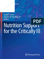 (Nutrition and Health) David S. Seres, Charles W. Van Way, III (Eds.) - Nutrition Support For The Critically Ill-Humana Press (2016)