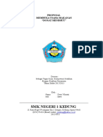 Proposal Usaha Donat Mendhut