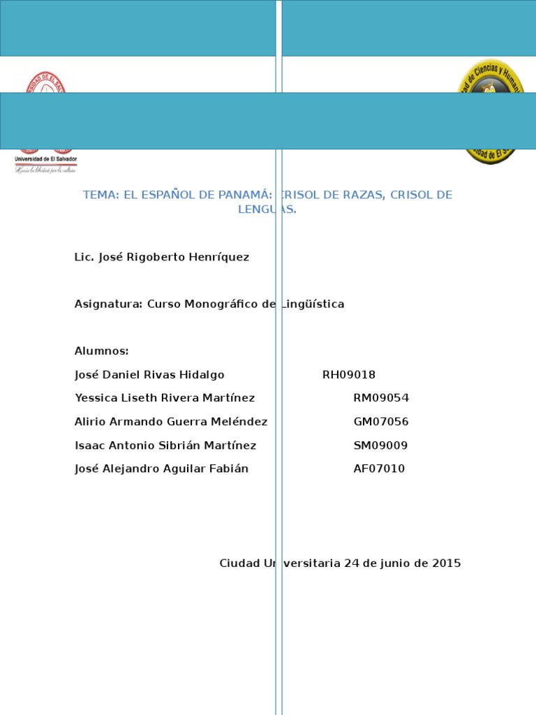 El Español de Panamá PDF Panamá