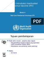 Modul 4 Tata Cara Pemberian Imunisasi IPV