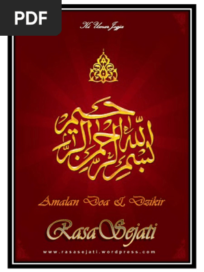 Amalan Doa Rasa Sejati