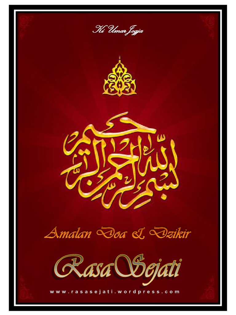 Amalan Doa Rasa Sejati