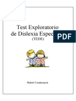 Test Exploratorio de Dislexia Especifica