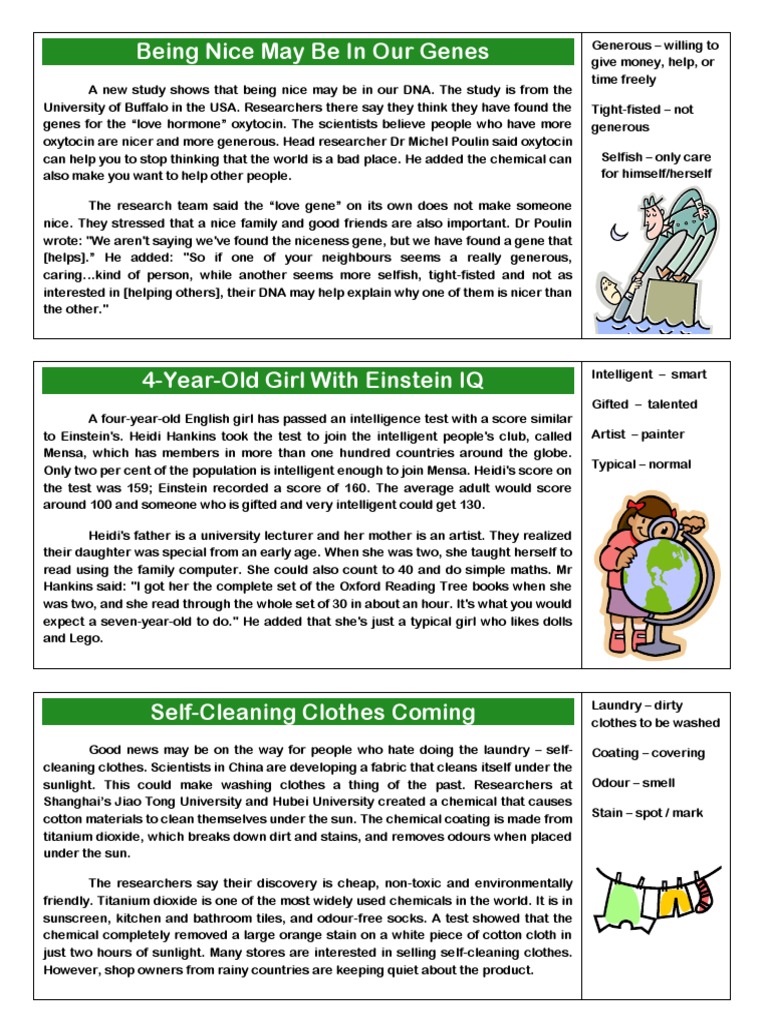 Short & Interesting English PDF | PDF | Hair Loss | Luxury Goods