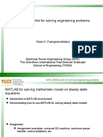 MATLAB/Simulink For Solving Engineering Problems: Nisai H. Fuengwarodsakul