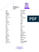 Yin Yang Diet Sheet PDF