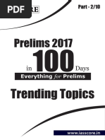 Trending Topics Part 2 of 10 Prelims