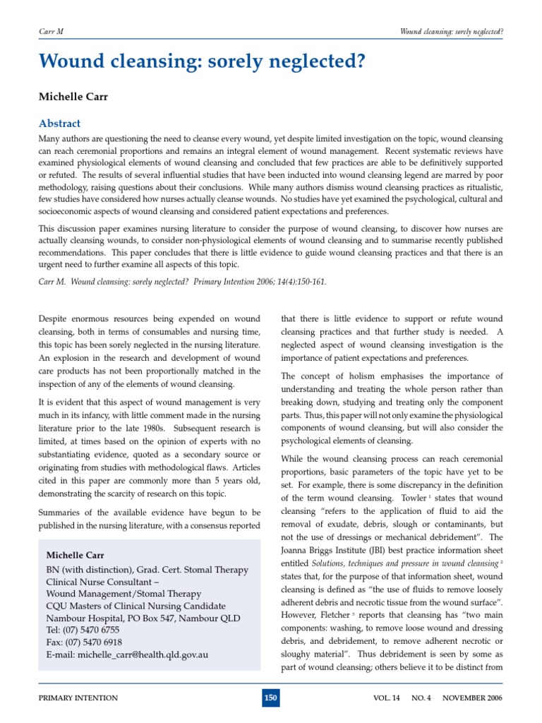 ANTISEPTIC AND CLEANSING.pdf Wound Nursing