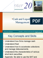 Cash and Liquidity Management: Mcgraw-Hill/Irwin