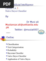 AI Lec 04+05 - Naive Bayes 