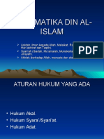 Sistematika Din Al-Islam2