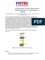 Title: A Three-Dimensional Vertically Aligned Carbon Nanotube/polyaniline Composite As A Supercapacitor Electrode