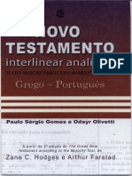 Novo Testamento Interlinear Analítico Grego Portugues 