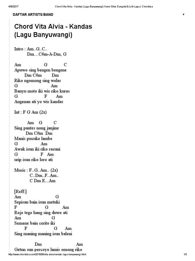 Chordtela Gerimis Mengundang Dari G