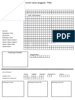 Form Anggota PIKA-1 PDF