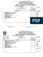 Ficha de Matricula Sistema Modular