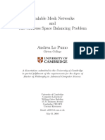 Scalable Mesh Networks and The Address Space Balancing Problem