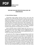 Dasar Dasar Hukum Dagang Di Indonesia