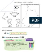 Review Transversal Project Second Term First Grade