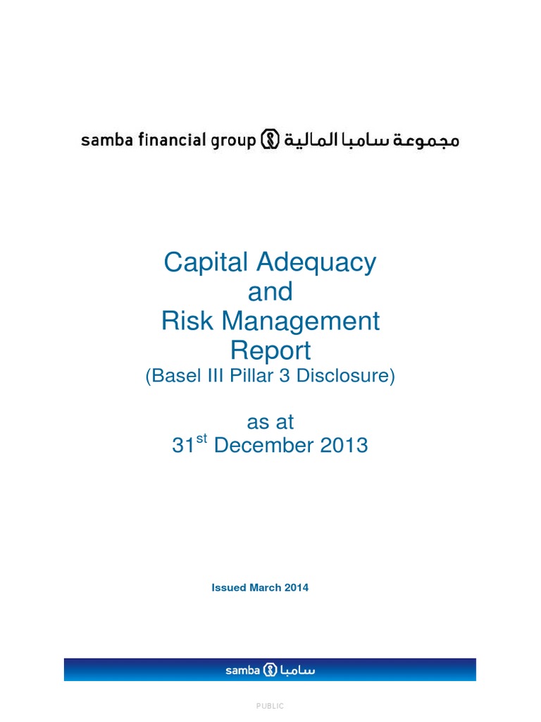 Samba Capital Adequacy Risk Management Report 31 Dec 2013