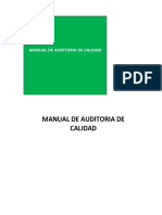 Resumen Del Manual de Auditoria de Calidad