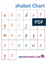 Handwriting Alphabet Worksheet Lowercase Letters