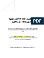 The Book of Job As A Greek Tragedy. TNR 12