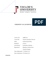 Chemistry 106 Lab Report 5