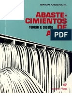 Abastecimiento de Agua - Teoria & Diseño - Simon Arocha PDF