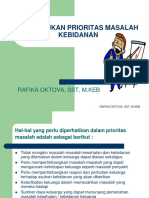 Menentukan Prioritas Masalah Kebidanan