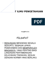 Filsafat Ilmu 2011 B Pengetahuan