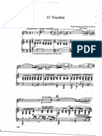 Sergey Rachmaninoff - Vocalise Op34 No14 (Alto Saxophone & Piano) PDF