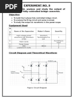 EXP-9 FULLYControlledBridgeConverter