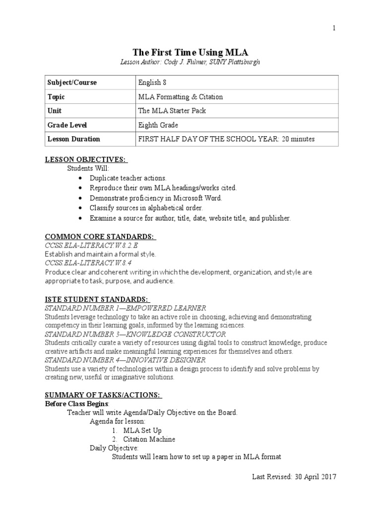 In-text citation mla image