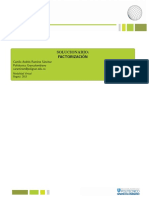 Solucionario Factorizacion PDF