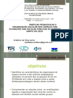 Ocupações Praticas Pedagógicas e Oragnização Escolar ANTELMO DA SILVA JUNIOR BRASILIA Power Point