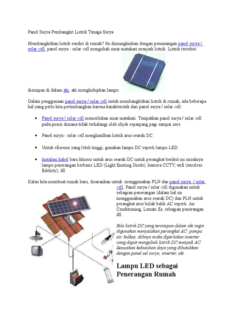 Judul Skripsi Pembangkit Listrik Tenaga Surya Kumpulan Judul Skripsi Pembangkit Listrik Tenaga Surya Kumpulan