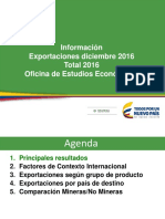 Informe Exportaciones Colombia Hasta Diciembre 2017